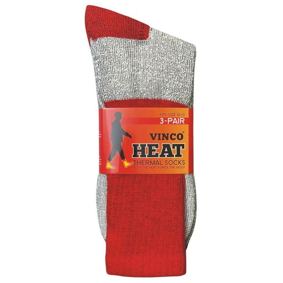 Vinco Thermal Socks 6, 12 Pairs Insulated for cold weather Premium Comfortable Warm Winter Socks (Multicolor - 6 Pairs, Socks Size 9-11, Fit Women's Shoe Size 5-10)