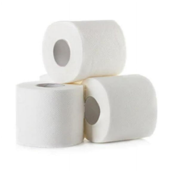 Vinda Paper 6018207 3 Ply Flower Toilet Paper - 12 Roll