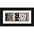 thumbnail image 1 of Vindedzis, Rita 18x9 Black Ornate Wood Framed with Double Matting Museum Art Print Titled - Pattern Play I, 1 of 4