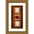 thumbnail image 1 of Vindedzis, Rita 9x14 Gold Ornate Wood Framed with Double Matting Museum Art Print Titled - Cafe Jazz, 1 of 4