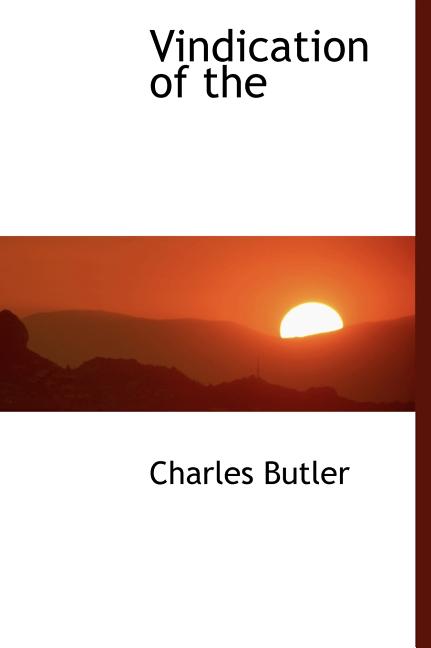 Vindication of the (Hardcover)