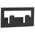thumbnail image 1 of Vindo Adhesive DoubleTowel Hook, Black, 1 of 1