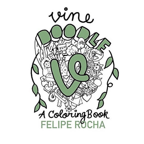 Pre-Owned Vine Doodles: A Coloring Book (Vine Doodle Series) Paperback