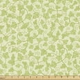 thumbnail image 1 of Ambesonne Vine Fabric by the Yard Upholstery, Hand-Drawn Ivy Plants, 1 Yard, Green Green, 1 of 4