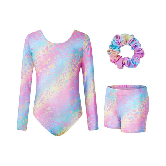 Vine Girls Dance Dress Ballet Leotards,Kids Sequins Tutu Skirt Shiny Ballerina Outfit for 2-11 Years,Yellow