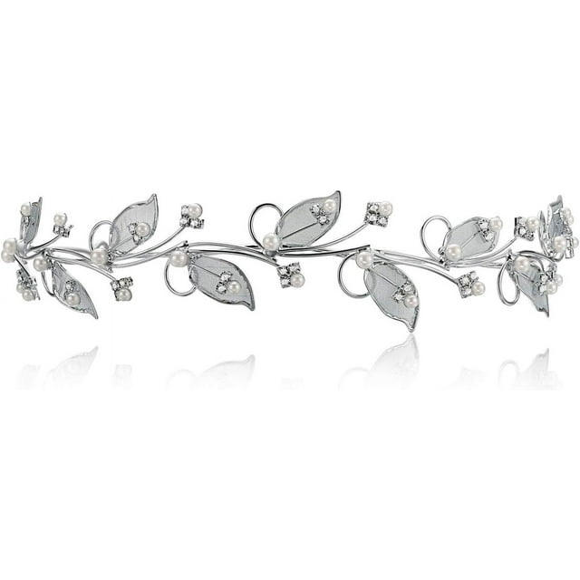 Vine Leaf Design Wreath Wedding Tiara Crown