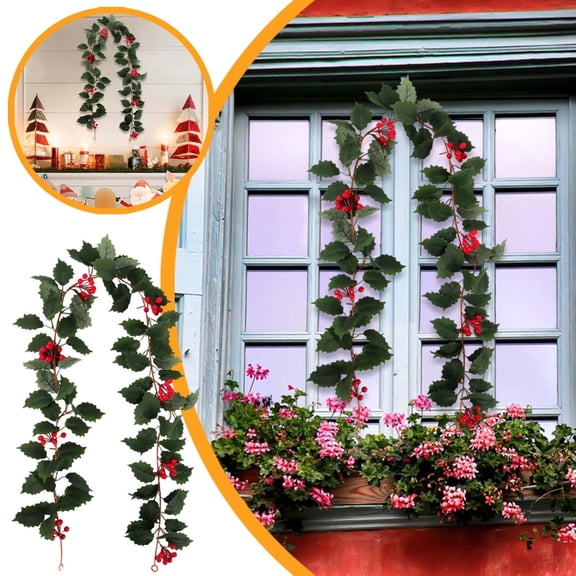 Vine Leaves for Indoor Outdoor Home Garden Wall Lifelike Dense Greenery for Weddings and Parties