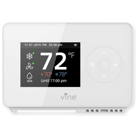 Vine TJ-225B Wi Fi 7 Day and 8 Period Programmable Smart Home Thermostat