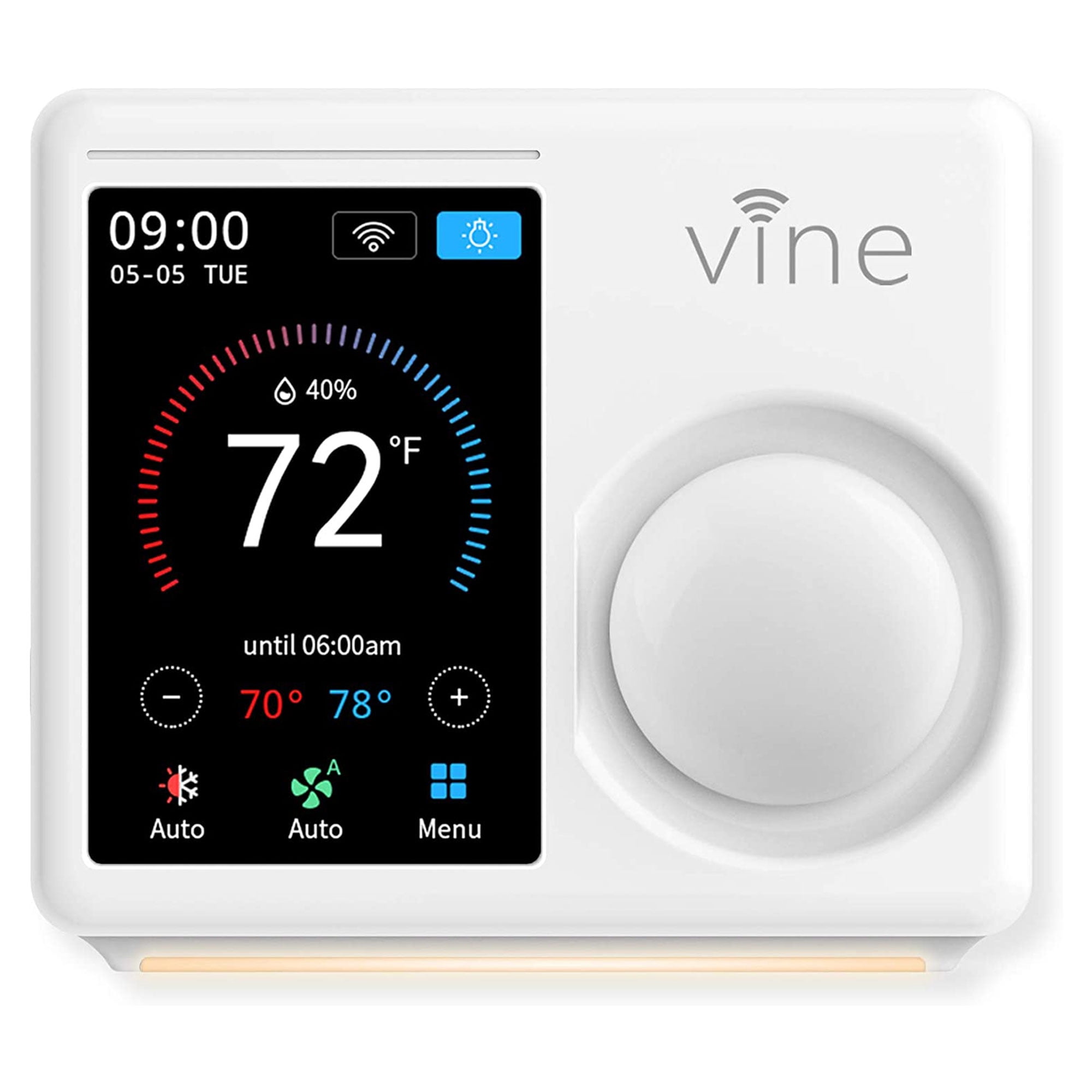 Vine TJ-610E Wi Fi 7 Day & 8 Period Programmable Gen 5 Smart Home Thermostat