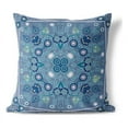 thumbnail image 1 of Vine Visions Indoor/Outdoor Pillow in Muted Blue 28x28, 1 of 6