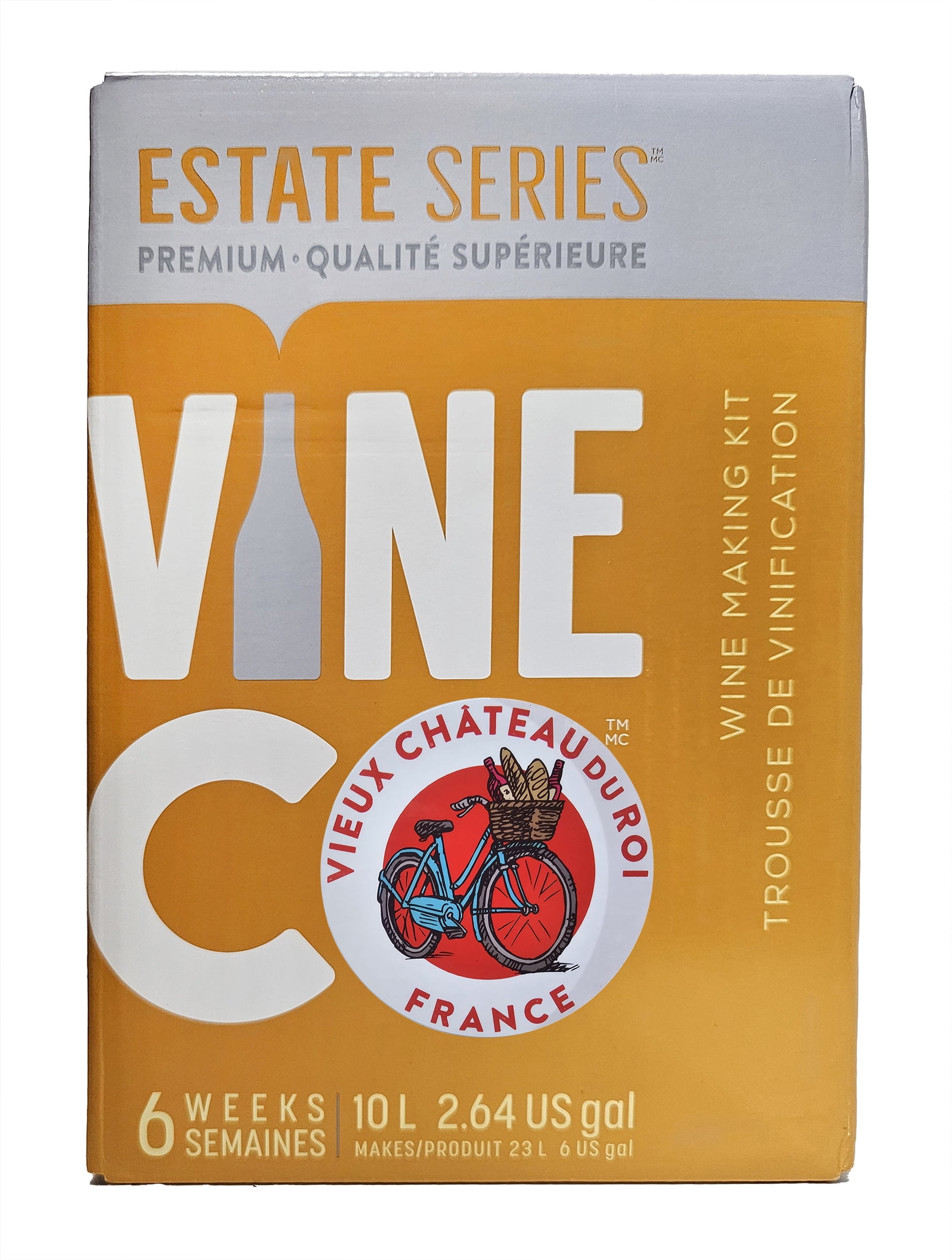 VineCo Estate Series French Vieux Chateau du Roi Wine Making Ingredient Kit