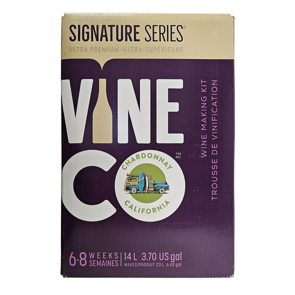 VineCo Signature Series California Chardonnay Wine Making Ingredient Kit