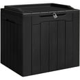 thumbnail image 1 of Vineego 28 Gallon Resin Deck Box Waterproof, UV Resistant Outdoor Storage Box, 1 of 9