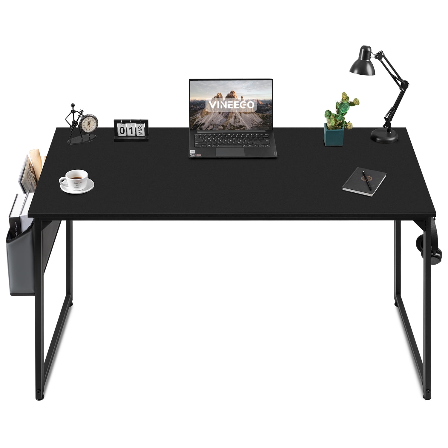 Vineego 43 inch Office Computer Desk with Storage Bag,Black