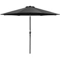 thumbnail image 1 of Vineego 9 FT Black Market Patio Umbrella, Space Saving and Stability, 1 of 8