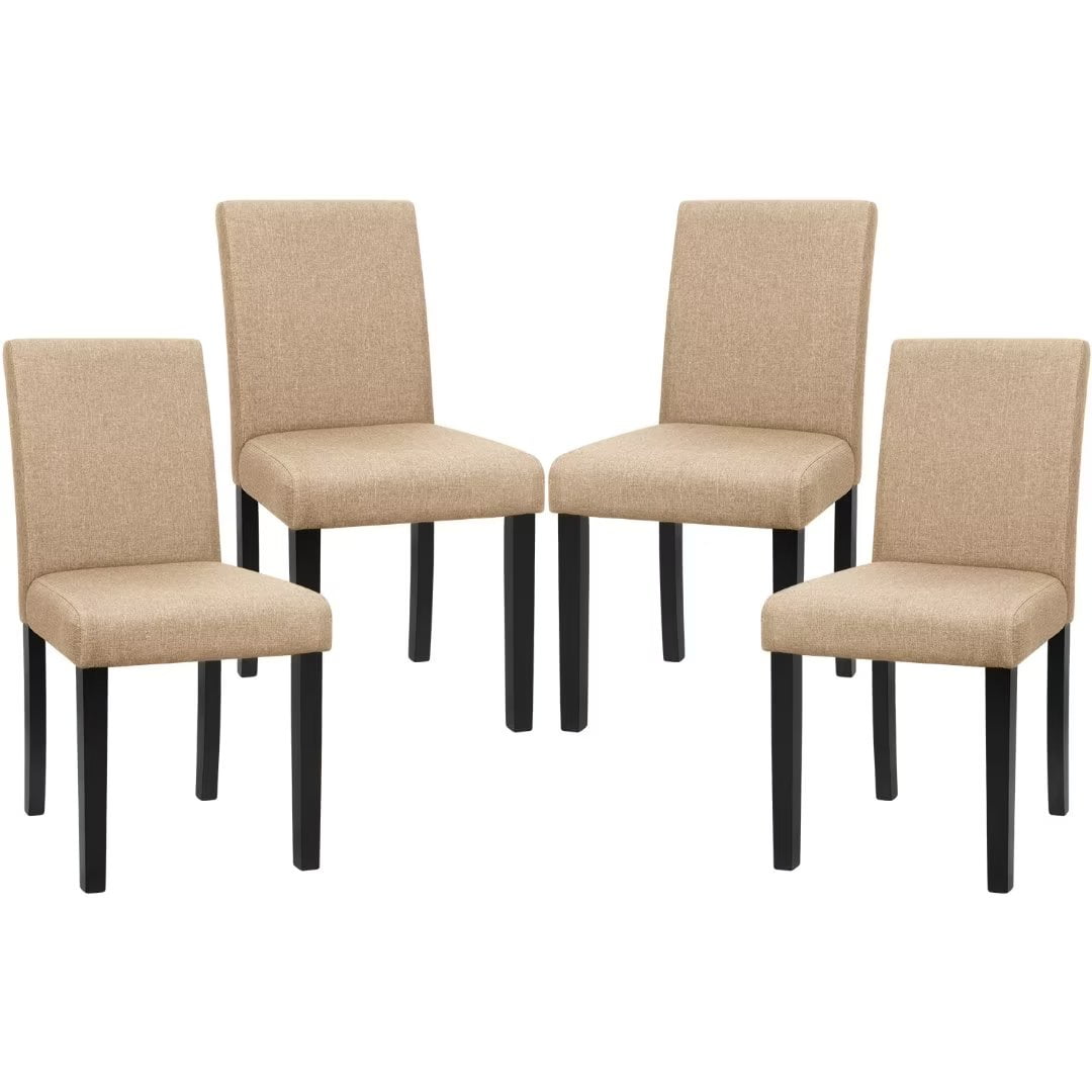 Vineego Dining Chairs Urban Style Fabric Parson Chairs Kitchen Living