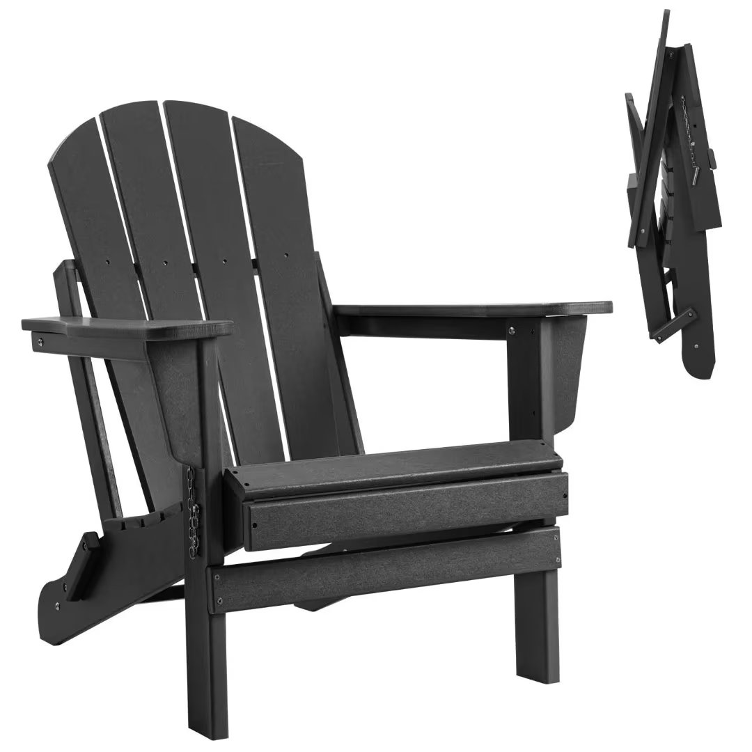Vineego Folding Adirondack Chair Patio Chairs Outdoor Chairs Painted Adirondack Chair Weather
