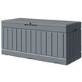 thumbnail image 1 of Vineego Large Outdoor 82 Gallon Storage Resin Deck Box, Gray, 1 of 7