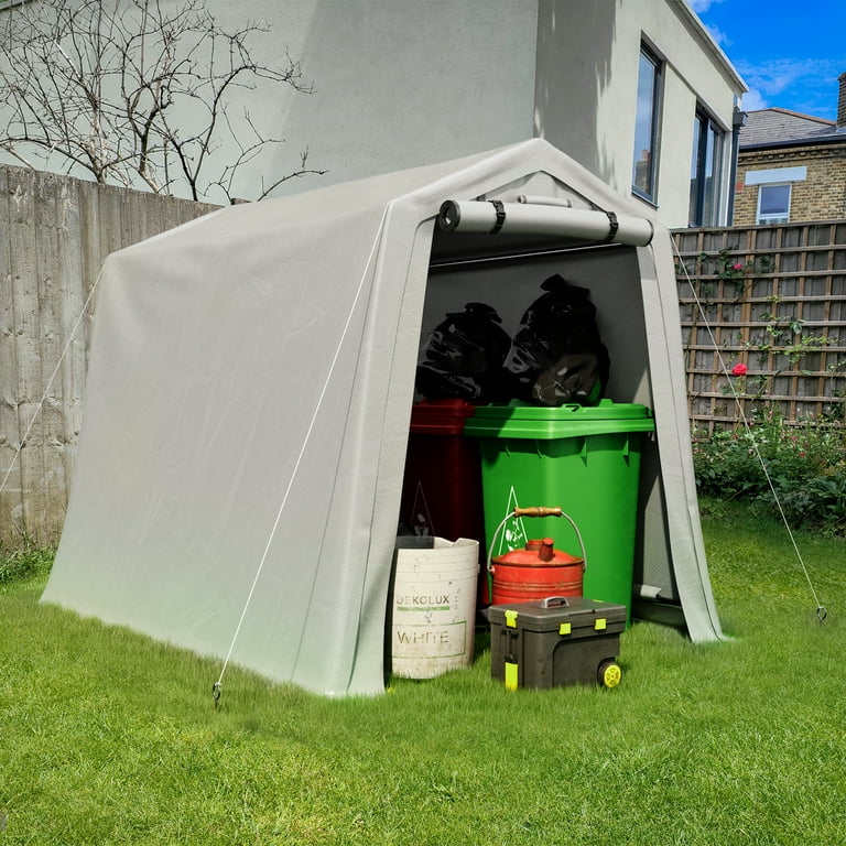 Vineego Outdoor Storage Shed 6 x 8 ft Canopy Portable Shelter