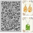 thumbnail image 1 of Vines Clay Texture Mat Clay Modeling Pattern Pad Vine Texture Butterflies Texture Sheets for Polymer Clay Making Earrings Jewerly Tools 4×2.6 inch, 1 of 9