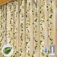 thumbnail image 1 of Vines with Light for Bedroom, 200 LED Fairy Lights with Vines, Ivy Curtain Lights for Dorm, Wedding, Party, Wall, Indoor, Outdoor Decor, 6.5ft x 6.5ft, 1 of 9