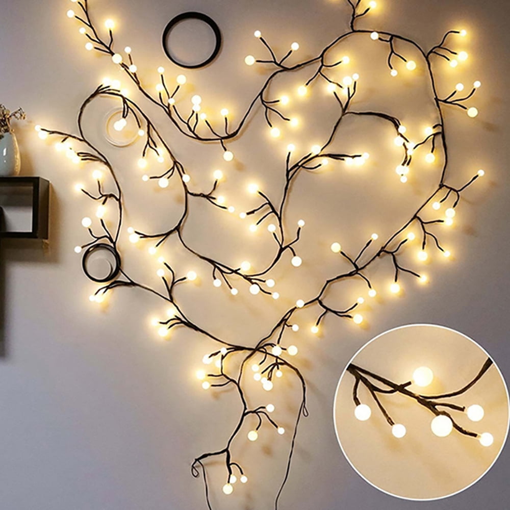 Vines with Lights for Home Decor,Artificial Warm White Birch Branches