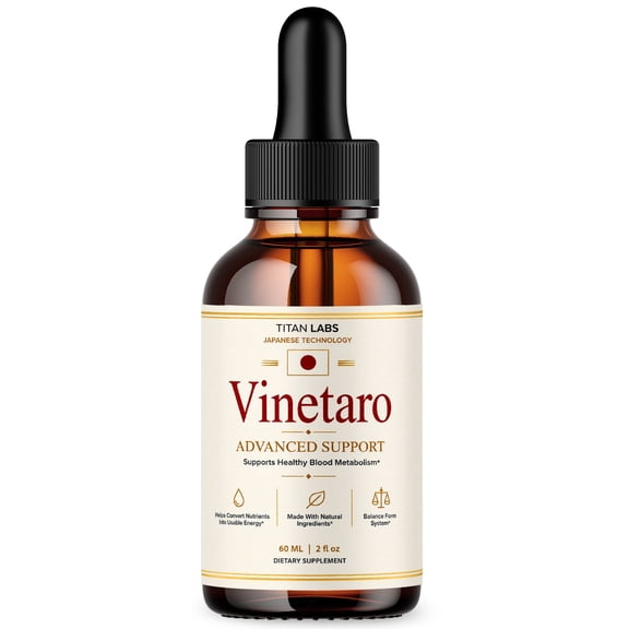 Vinetaro Advanced Formula Drops Blood Balance Support Supplement (1 Pack)