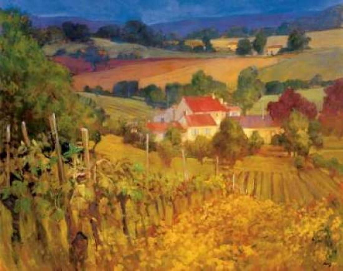 Vineyard Hill Canvas Art - Philip Craig (24 x 30)