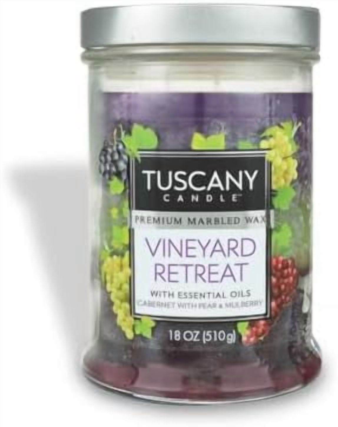 Vineyard Retreat® Long-Lasting Scented Jar Candle, 18 oz$$Home Decor, Kitchen, & Other