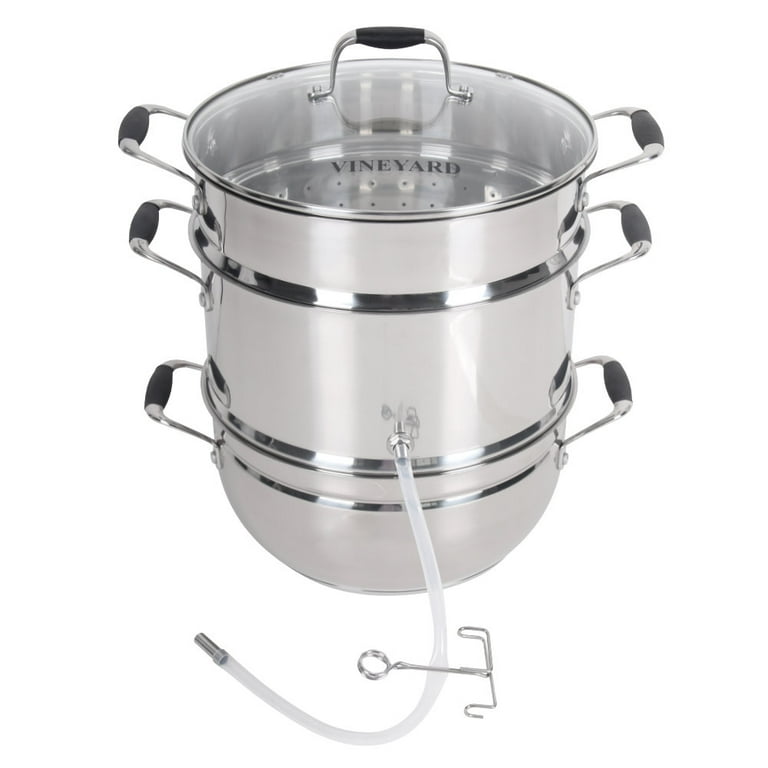 Steam Extractor / De-juicer Stainless Steel - XL 10 Litres - buy cheap at  Braumarkt