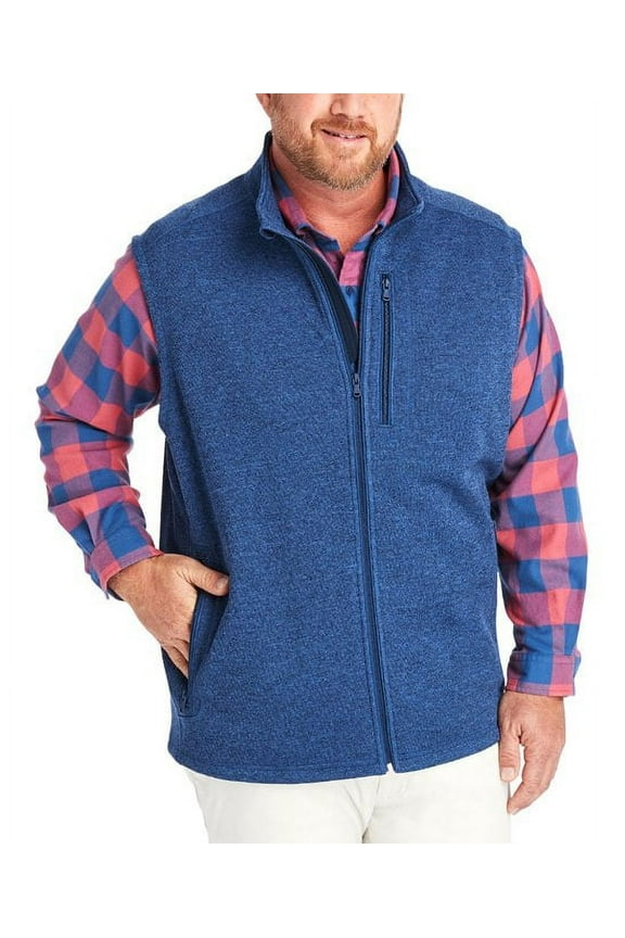 Deep Bay Mountain Fleece Vest Plus Size Men's 3XL Tall & Big