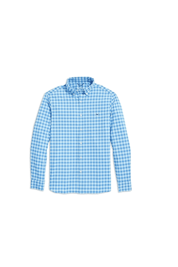 Gingham on the Go Long Sleeve Button Down Shirt