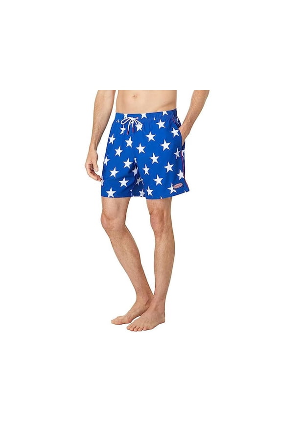 Men's Chappy Printed Swim Trunks, Large