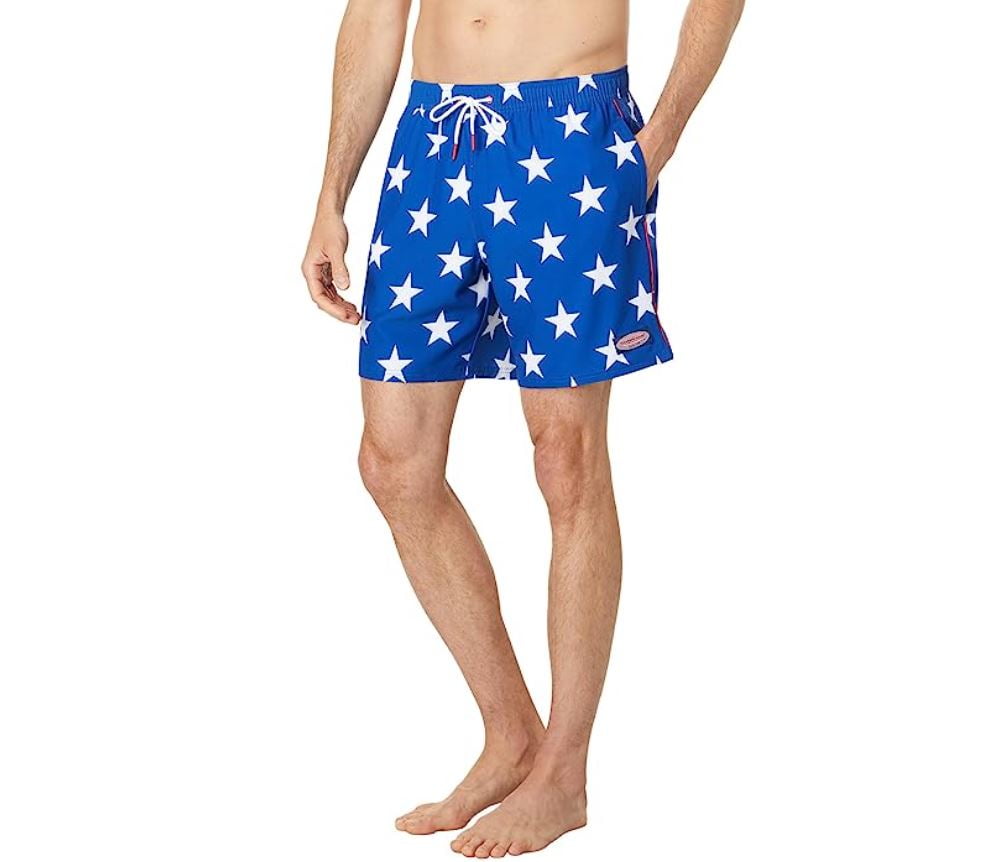 Vineyard Vines Men s Chappy Printed Swim Trunks XL Walmart
