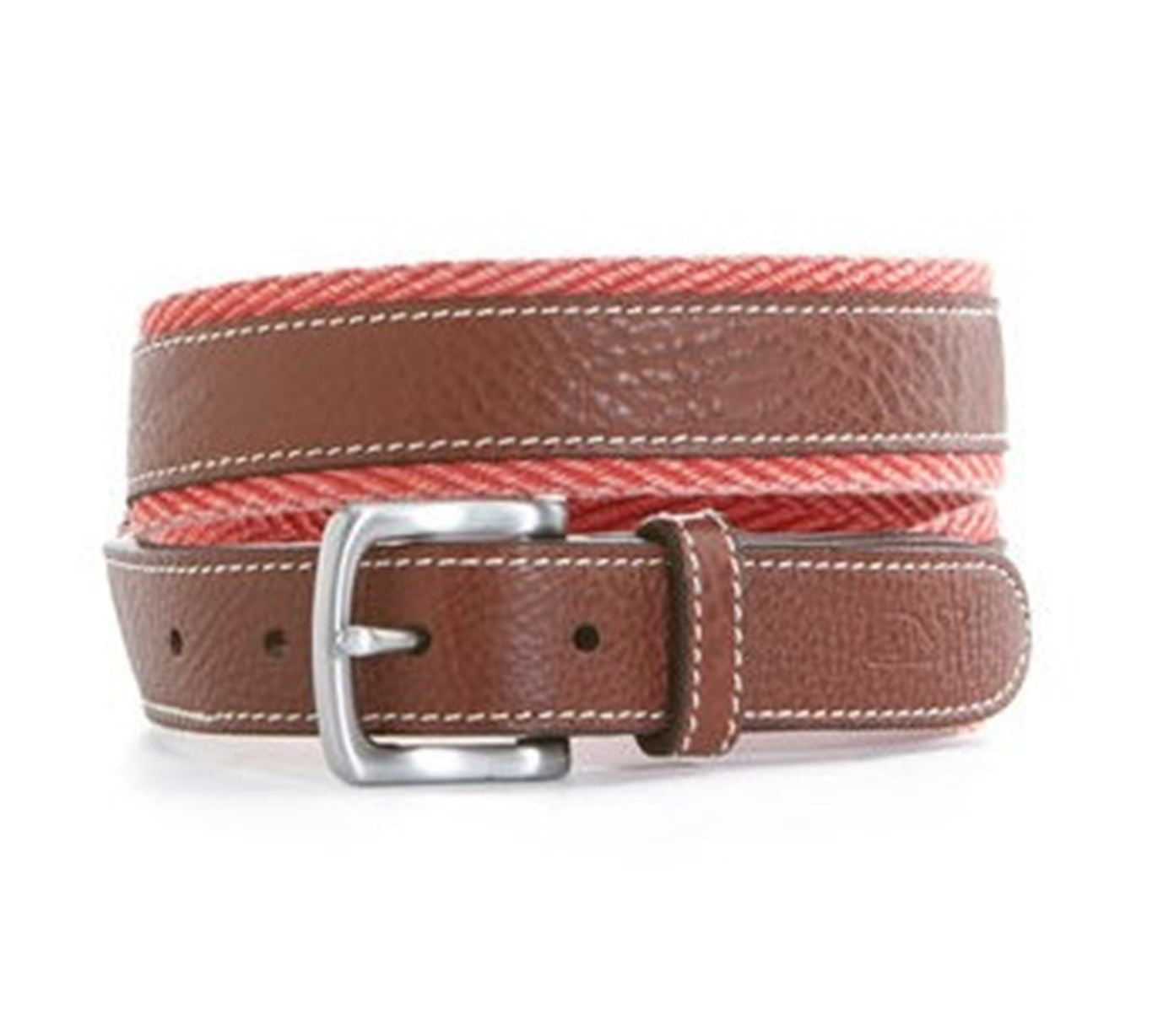 Vineyard Vines leather belt Vineyard Vines Belt Mens 52 Big leather Vineyard Whale Pink  main image 4