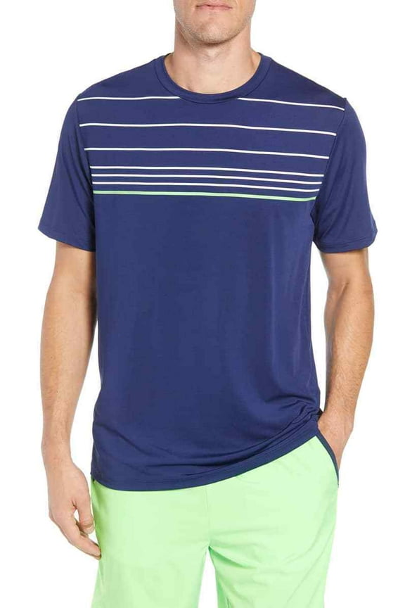 Men's Engineered Performance Tennis Sport T-Shirt in Deep Bay $48.00 (XS) X-Small