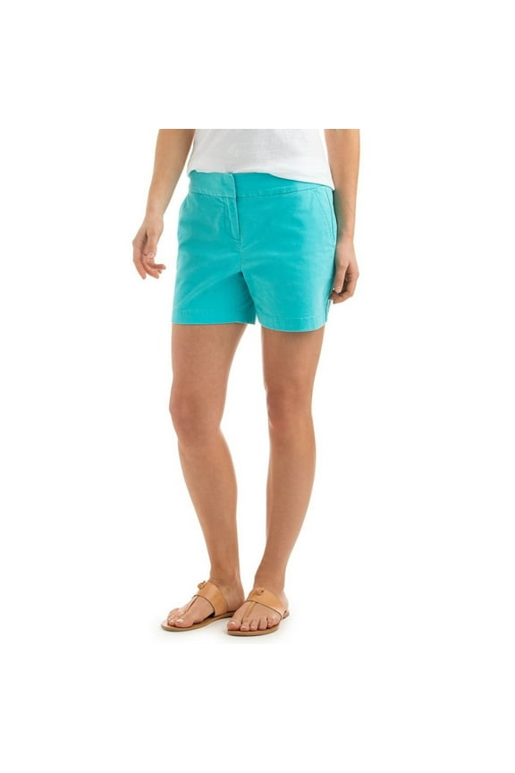 Women's 5 inch inseam Classic Shorts Solid in Turquoise $68.00 (2) Size 2