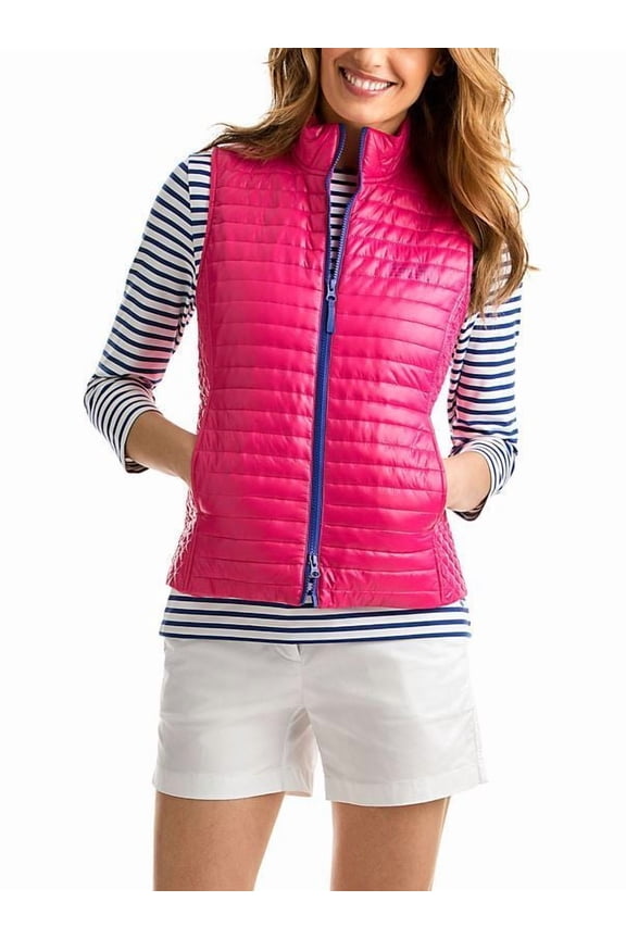 Women's Puffer Vest Rhododendron Pink $158.00 (S) Small