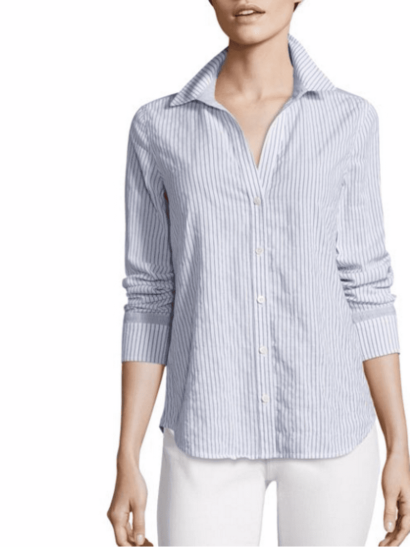 Vineyard Vines Women's Side Seam Pop Stripe V-Neck Sweater - Chic High-Low Hem With Color Accents