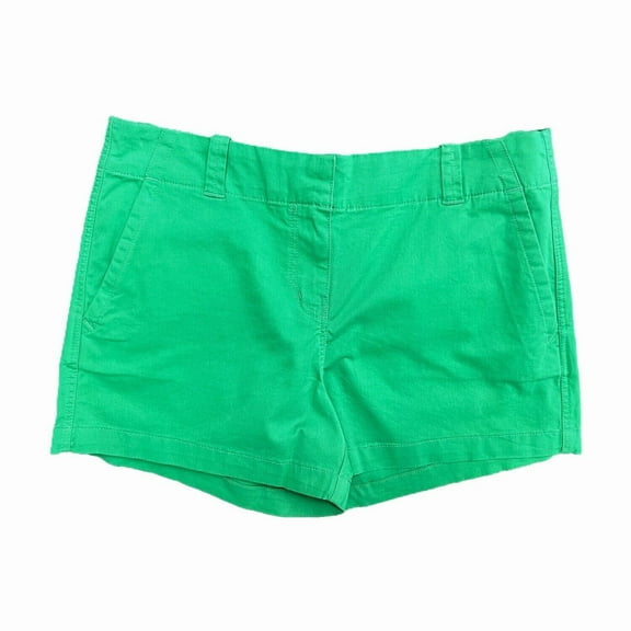 Vineyard Vines Women's Sea Swell Green Shorts Everyday Solid Pockets (S02)