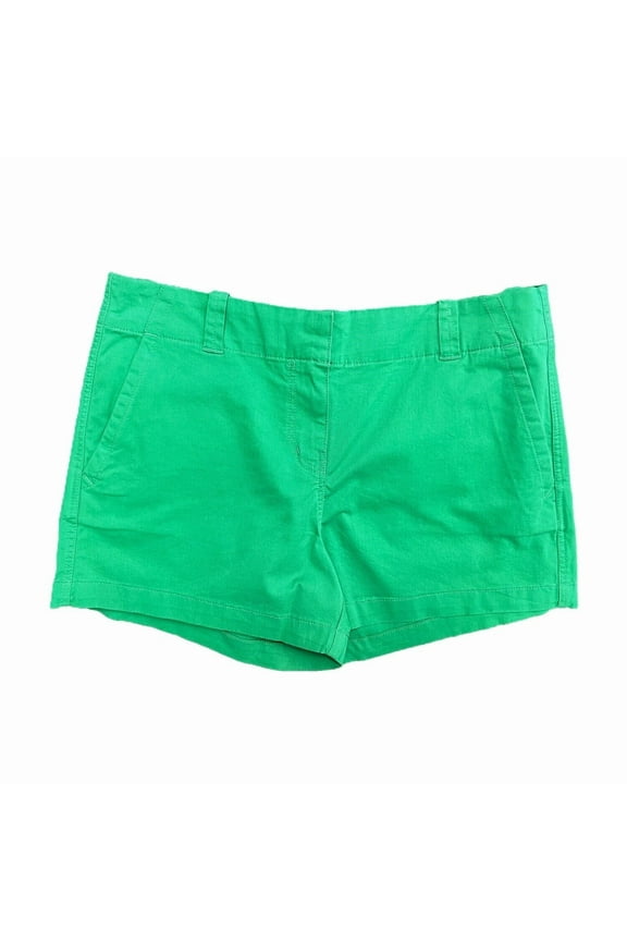 Women's Sea Swell Green Shorts Everyday Solid Pockets (S02)