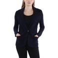 thumbnail image 1 of Vineyard Vines Womens Collar Extra Fine Merino Wool One-Button Blazer, 1 of 3