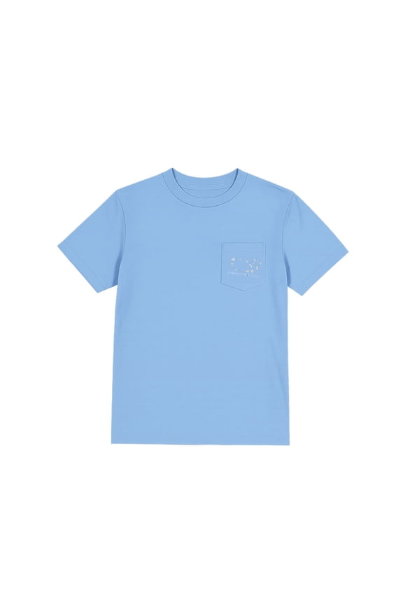 Youth&rsquo;s Daisy Whale Hydrangea Short Sleeve Big Boys Tee (S03)
