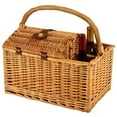 thumbnail image 1 of Vineyard Willow Picnic Basket Equipped for 2 -Trellis Blue, 1 of 1
