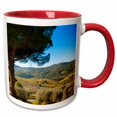 thumbnail image 1 of 3drose, Vineyards and Olive Groves, Greve in Chianti, Tuscany, Italy, 11oz Two-tone Red Mug, 1 of 6