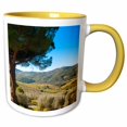 thumbnail image 1 of 3drose, Vineyards and Olive Groves, Greve in Chianti, Tuscany, Italy, 11oz Two-tone Yellow Mug, 1 of 6