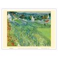 thumbnail image 1 of Vineyards at Auvers France - From an Original Color Painting by Vincent van Gogh c.1890 - Master Art Print (Unframed) 9in x 12in, 1 of 4