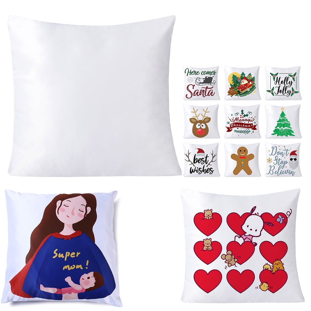 Square Sublimation pillow case with a pocket – Boss Crafter Design &  Supplies