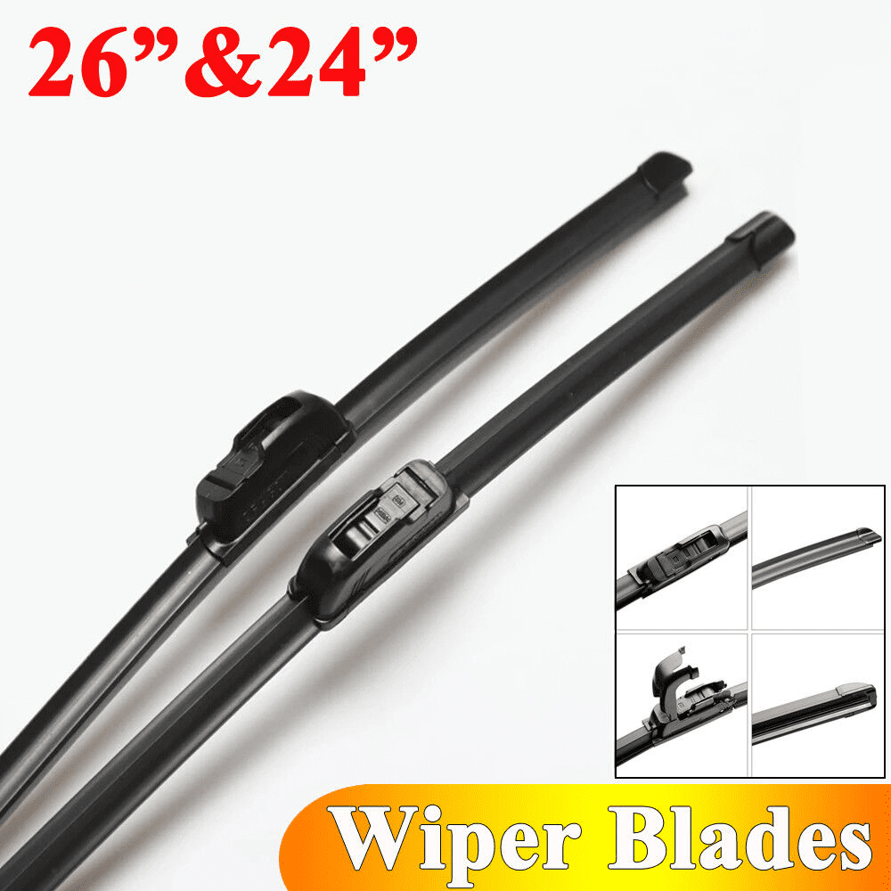 S For My Car Pair Of 19" Bracketless Wiper Blades - J-Hook - Foto 4