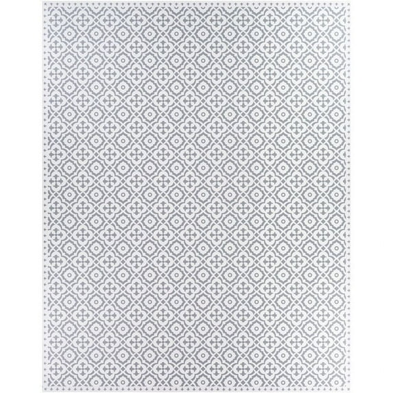 Vinilo VNL-2312 6'6" x 8'2" Rug in Cream and Medium Gray